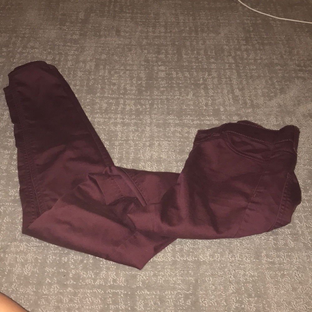 H & M super high rise chino jean